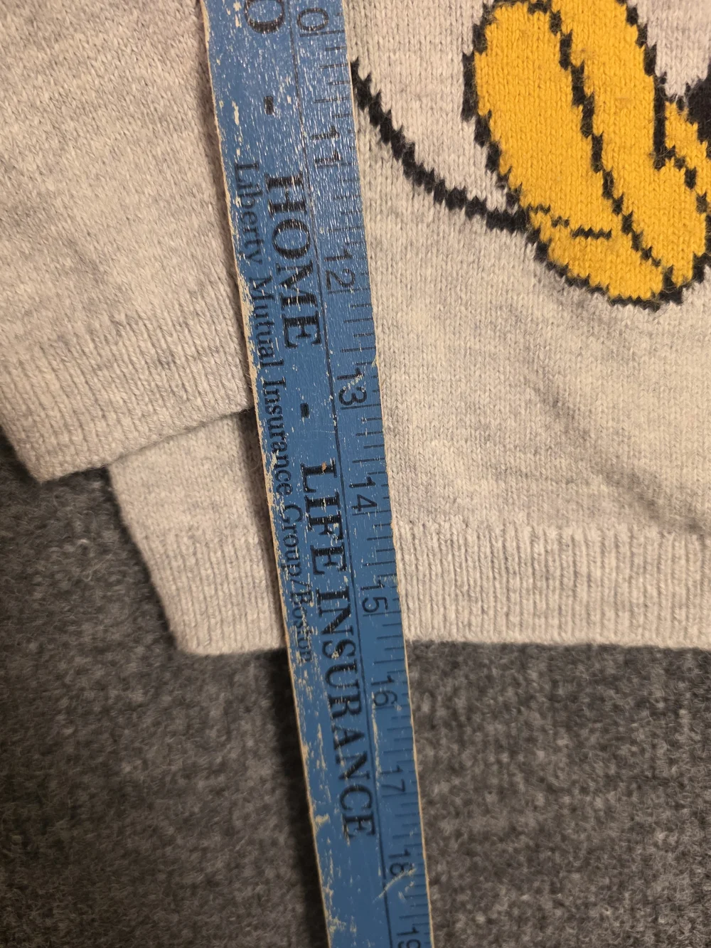Baby Gap Disney Mickey Mouse Knit Sweater Heather Gray 3T